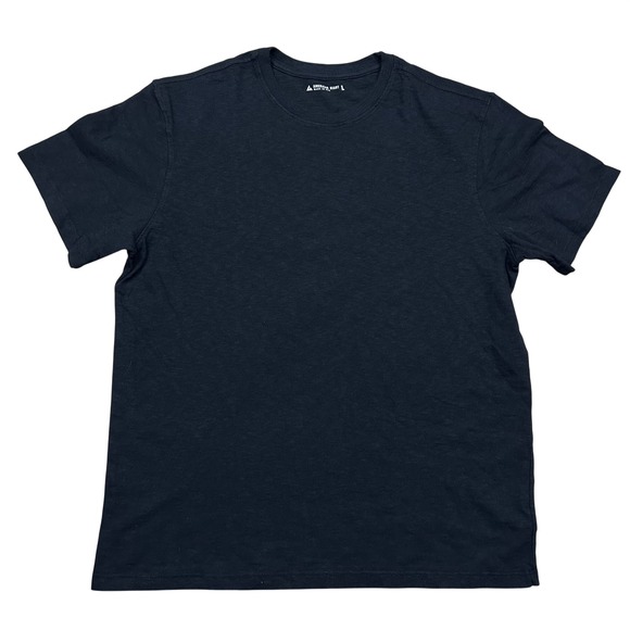 NWOT American Giant Men's Premium Slub Crew Tee Black Size L Short Sleeve - Picture 2 of 7